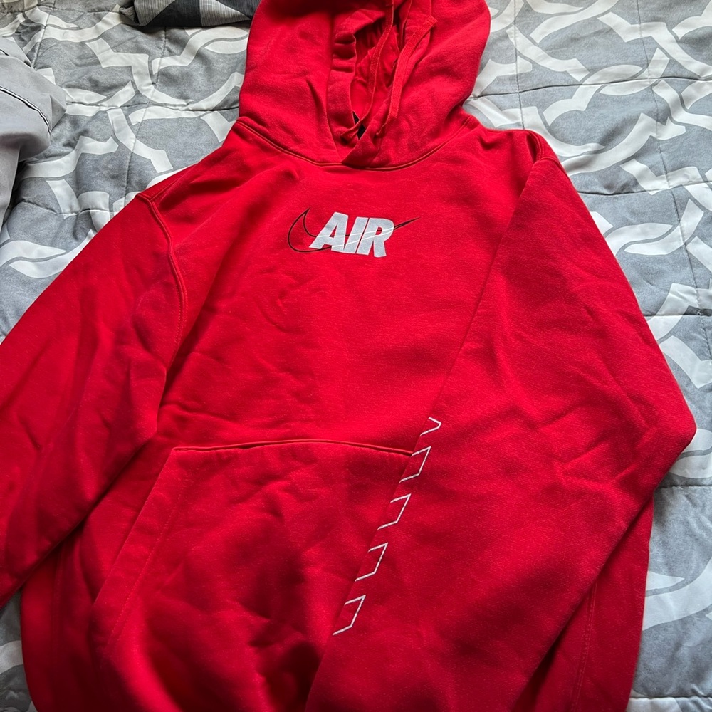 Red Nike Air Hoodie